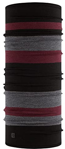 Buff Merino Multifunctional Neckwarmer 1302209991000, Womens,Mens scarf, black, One size EU