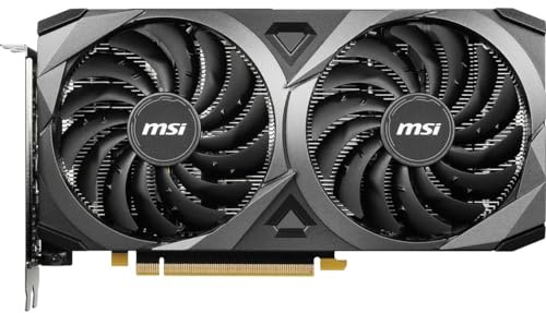 VNUUUXO MSI Carte Graphique Gaming GeForce RTX 3060 8 Go GDRR6 128 Bits HDMI/DP PCIe 4 Torx Double Ventilateur amp鑢e OC (RTX 3060 Ventus 2X 8G OC)