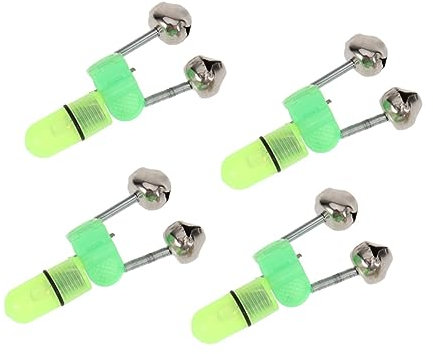 Happyyami 20St Angellicht Angellicht Angelausrüstung Angeln Licht Glockenlicht led ligts led-Light angelzubehor Angel zubehör Angelglocken nächtlicher Meeresangelalarm nachts Angellampe