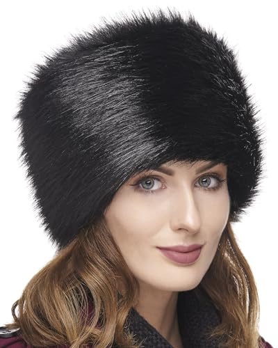 Futrzane Classic Kosakenmütze - Fellmütze Damen Winter - Pelz Russische Mütze