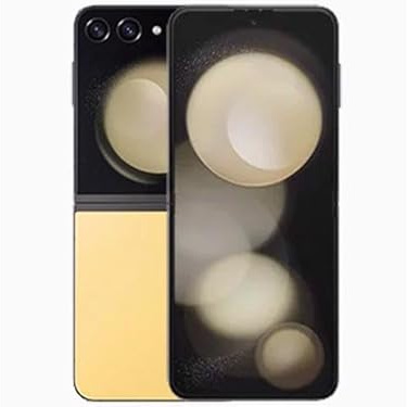 Samsung Galaxy Z Flip5 5G, 256GB Storage, Yellow Colour (Renewed)