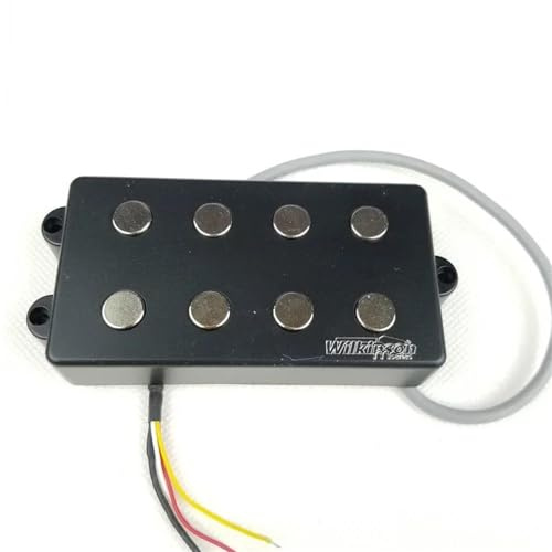 Tonabnehmer Pickups Set Tonabnehmer Für E-Gitarre, 4 Saiten, Tonabnehmer Für E-Bass, Für Vier Saiten, Großer Klang, Passender Bass