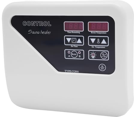 3-9KW Saunasteuerung: Digitaler Controller für externe Saunaofen mit 2 Arbeitsmodi und Überhitzungsschutz