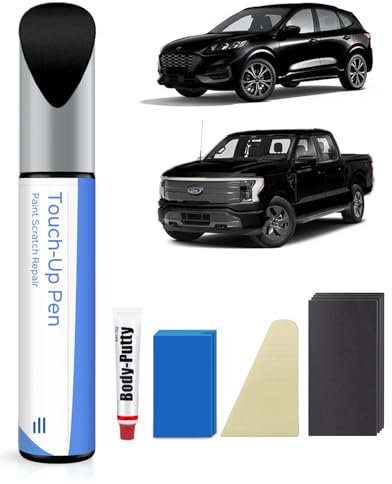 UM Agate Black Metallic Kit vernice di ritocco compatibile con Ford esatta corrispondenza per chip e graffi