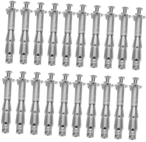 TOKIDNY 22ensembles Ancrages Muraux Creux Avec Vis Et Boulons De Fixation Pour Cloisons Sèches Et Portes Creuses