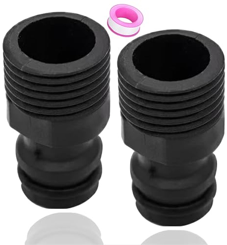 Garten Kupplung, 1/2 Zoll Außengewinde Schnellkupplung Nippel Gartenschlauch Wasserhahn Nippel Adapter Bewässerungswerkzeug für Wasserhahn Adapter Gartenschlauch