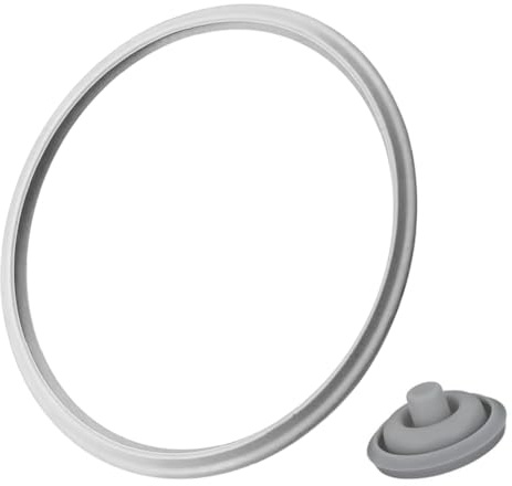 JAWUZ 2 Pezzi Guarnizione Pentola A Pressione, Anello Di Ricambio Per Pentola A Pressione Silit E Wmf, Anello Di Tenuta 3 L, 4,5 L, 6,5 L, 8,5 L Per Pentole Con Diametro Interno 22 Cm