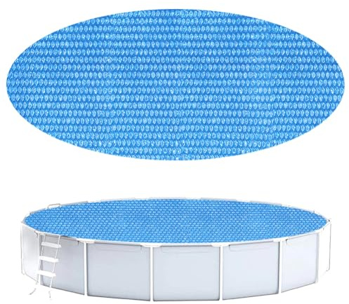 Pool Solarfolie Rund Und Eckige,Pool Solarabdeckplane,Poolheizung Wassererwärmung,Solarfolie Pool Zuschneidbar, Solarabdeckung Poolheizung Wassererwärmung Wärmeplane,Solarplane Pool (Ø 300CM)