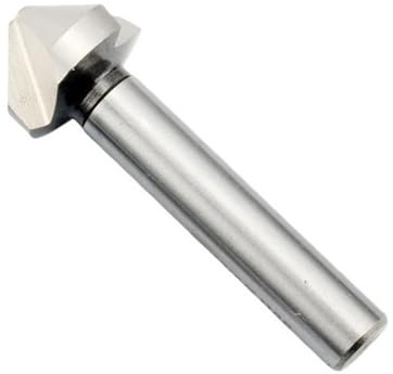 Metall-Fasenbohrer 1-teiliger Fasenfräser, Schaftfräser, CNC-Bearbeitung, 3 Zähne, 90°, HSS-Oberfräser, Reibahle(8.4mm)