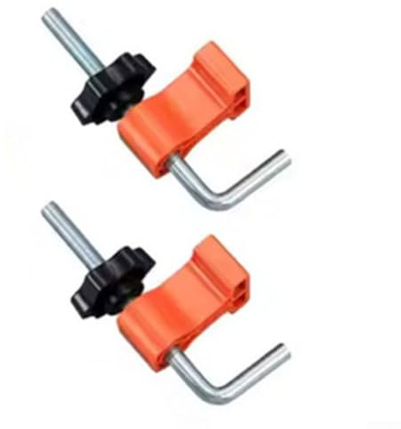 Zilimontt Morsetto a 90 gradi per la lavorazione del legno, set di morsetti di bloccaggio ad angolo retto con struttura in lega di alluminio, morsetti angolari 105 x 49 mm per armadi, cornici e