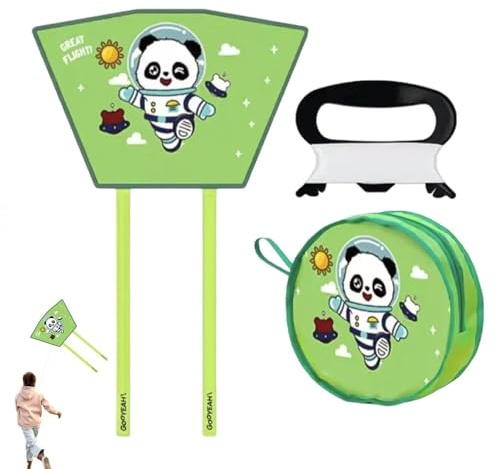 DzpKrka Kinderdrachen,Mit Aufbewahrungsbeutel und Stabiler Konstruktion - handlich & faltbar | Für, Mädchen, Outdoor, Camping, Picknick, Spiel & Entspannung
