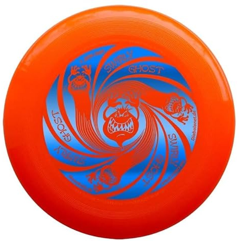 Discraft Ultrastar Orange Ultimate Frisbee Ultra Star - Swirly Ghost Blau 175g