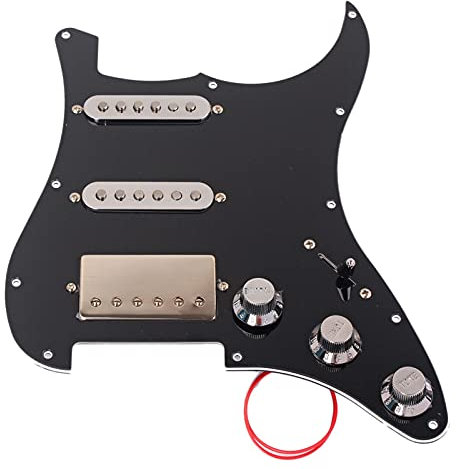 Geladenes Schlagbrett 3 Löcher 11 Löcher SSH. Stil Geladener Vorverdrahteter Humbucker-Pickguard-Pickup-Set Mit Schrauben Scratch-Platte Für Stratocaster SG. Gitarre Vorverdrahtetes geladenes Schlagbr