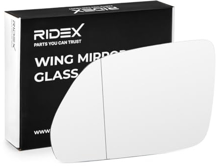 RIDEX 1914M0099 Spiegelglas Glas Aussenspiegel beheizt asphärisch links Kompatibel mit VW POLO 9N Polo Limousine 9A4, 9A2, 9N2, 9A6, SKODA Octavia II Combi 1Z5 OCTAVIA 1Z3