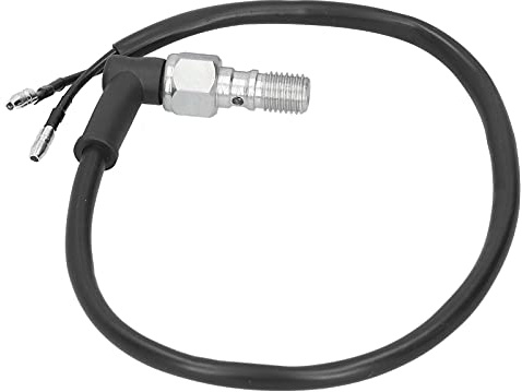 Hydraulischer Bremslichtschalter, Stahl-Hydraulikdruck-Bremslichtschalter M10x1,25 Schraubenabstand für Einleitungs-Hydraulikbremssystem (ohne Stecker)