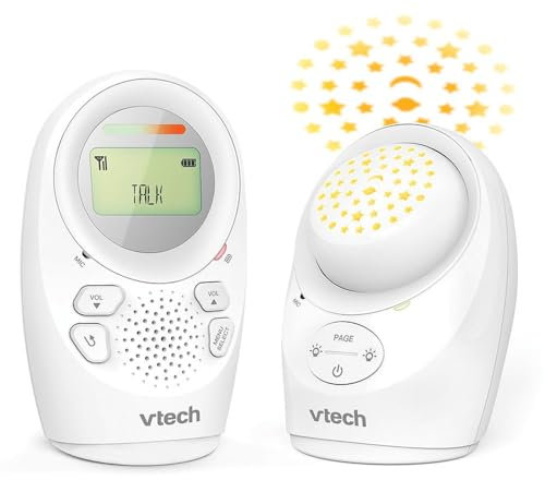 Vtech Digital Baby Video Monitor with Glow on Ceiling Projection & Room Temp