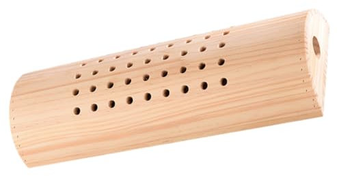CHILDWEET U-förmiges Holz Edelstahl Moxibustionskissen für Nacken
