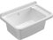 Bonussi Lavatoio 60x40x25 cm Pilozzo a Parete in Resina Bianco