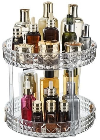 OVNSHVN Make-Up-Halter, Make-Up-Organizer, Ins-Desktop-Finishing, Parfüm-Tablett, Badezimmer, Regal für Hautpflegeprodukte, L B