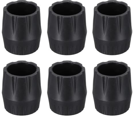 sourcing map 6Pcs Microphone Stand Foot Pads Holder Foot Protector Caps Leg Pads Replacement for Microphone, Guitar, Instrument Accessories