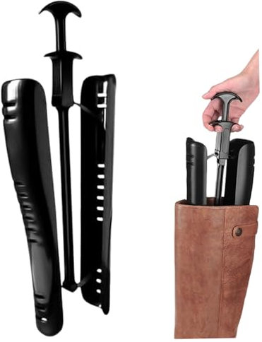 CNAFGBGG Formulantes de Arranque para Botas Altas Capulento PP Ajustable de 12 Pulgadas con manejo de árboles Lavables Anti-Rueles para Botas de Vaquero, Mujeres Altas.