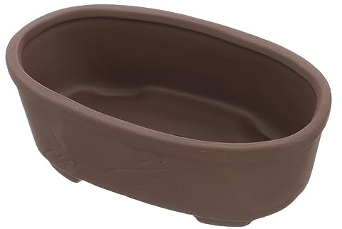 TOYANDONA Macetas De Terracota Pequeñas para Suculentas y Bonsáis, Maceta De Arcilla Rústica, Decoración Vintage para Escritorio y Hogar, Adecuado para Jardín y Interior, Diseño Creativo