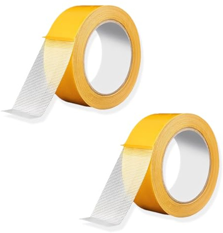 ROKZELT Doppelseitiges Stoffband, 2 cm x 10 m, Saumband für Vorhänge, Stitch Witchery Saum Hosen Kleidung Kleider Stoff ohne Nähen Bügeln, Starkes Klebeband für Teppich, Teppichboden, Kunst