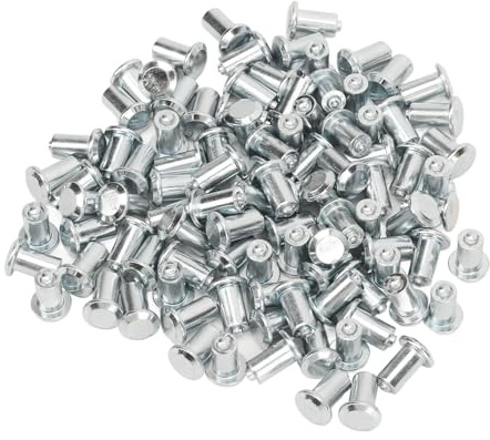 VGEBY Tire Studs, Steel Carbide 100 Pcs Snow Studs 11mm Anti Slip for Winter Driving on Icy Roads Car Truck ATV SUV