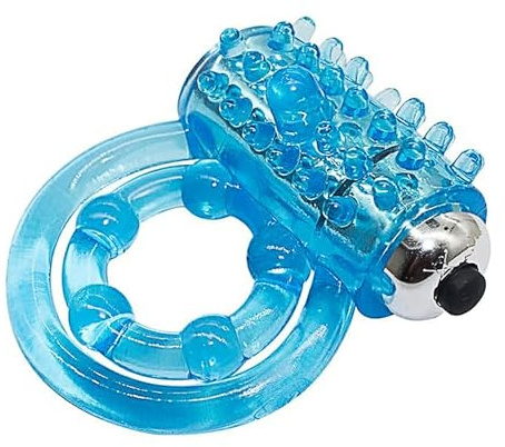 Anillo Vibradorador Pene Clítoris Vibradores Hombre Juguetes eróticos Juguetes Sexuales Pareja Anillo Pene Masculino Erección Cock Ring que Mejora el Placer Estimulador para pareja