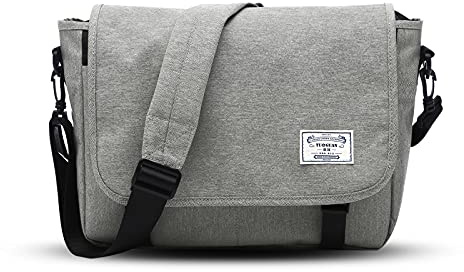 FANDARE Messenger Bag Umhängetasche Schultertasche Laptoprucksäcke Tasche Kuriertasche Polyester Schwarz