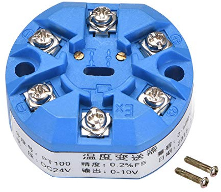 sourcing map PT100 Temperatursensor Sender 24V DC 0-10V ℃ bis 400℃