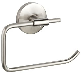 WENKO Toilettenpapierhalter Mod. Cuba Matt, Papierrollenhalter hält das WC-Papier griffbereit, in massiver Qualität aus rostfreiem Zinkdruckguss mit mattiertem Finish, 13,5 x 9,5 x 4 cm