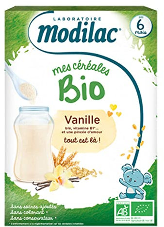 Mes céréales bio dès 6 mois vanille 250g