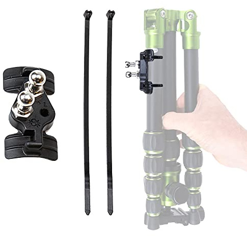 Spider Holster - Stativträger-Befestigung lässt sich am Bein Ihres Stativs/Einbeinstativs befestigen, um es einfach auf Ihrem Spider-Kameraholster zu tragen