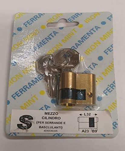 IRONMINT - Mezzo Cilindro per SERRANDE BASCULANTISAG. S1/2