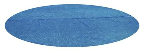 Bestway Flowclear Solar-Poolabdeckung, 4,6 m, rund, oberirdisch, nur für Poolwasserwartung von Schwimmbädern, 4,5 m Durchmesser, Blau