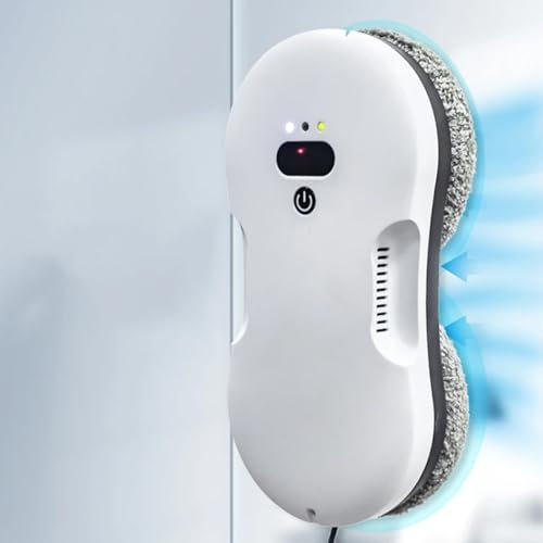 Window Cleaner Robot,Smart Window Vacuum Cleaner with Automatic Water Spray,Glass Cleaning Robot with Remote Control,for Interior/Exterior Highrise Windows