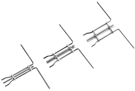 Eladcncmc 3 x Edelstahl Hydraulikzylinder Stangendichtung U-Cup Dichtung Twistors Installieren Werkzeug O-Ringe Umbau Installationswerkzeug