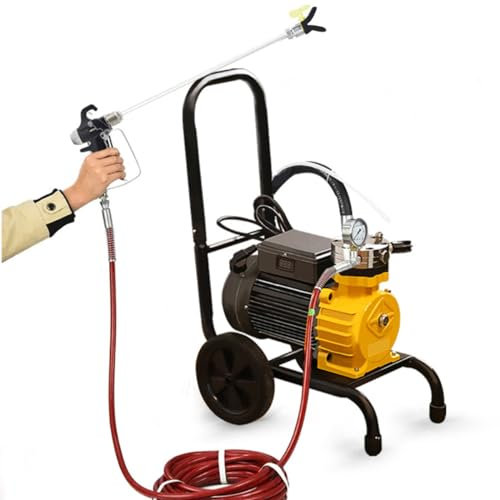 YJKKZQLB Pulverizador de Pintura sin Aire de Alta presión, Herramienta de Pintura en Aerosol para Paredes, 220 V/110 V, para Paredes, Madera y Metal