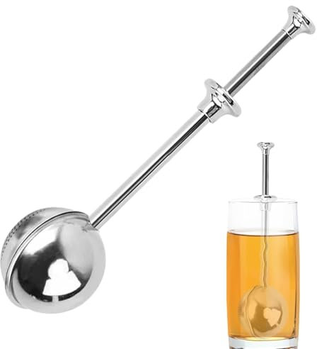 Dusting Wand,Flour Duster for Baking,Stainless Steel Powdered Sugar Shaker Duster Ball,Powdered Sugar Wand Shaker,Portable Powdered Sugar Shaker Duster Sifter for Powdered Sugar, Flour