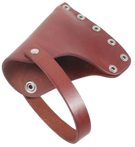 NULYLU Axe Cover Leather Protective Cover for Outdoor Tools Camping Gardening