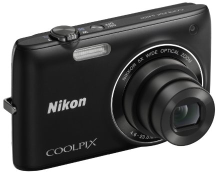 Nikon Coolpix S4150 Digital Camera 14 Megapixels 5x Optical Zoom 7.5 cm (3 Inch) Display HD Video Image Stabilised Black (Renewed)
