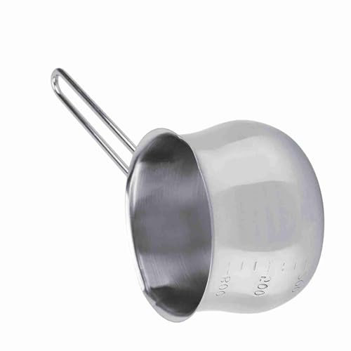 Olla de Leche para Chocolate, Cacerola para Derretir de Acero Inoxidable, Jarabe Aromatizante para Baño María, Horneado de Queso con Baño María de 800 Ml