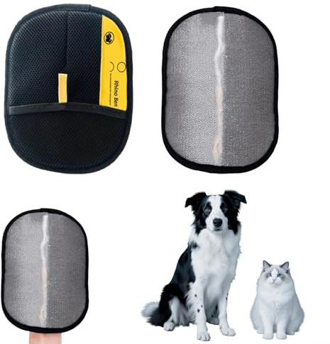 Vauki Gants de toilettage double face pour animaux de compagnie - gants polyvalents antistatiques pour chiens et chats-2