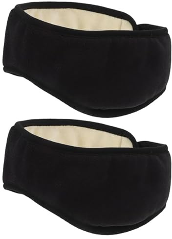 SEWOART Adjustable Noise Cancelling Ear Muffs for Sleep Travel 2 Pack