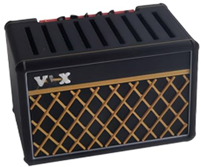 Onperpoe Guitar Picks Holder Box, 1 Stück Schwarzer Gitarren Zubehör, Box-Form Plektrum Halter PLA-Material, Praktischer Guitar Pick Holder Verstärker-Design, 6.5×4.2×4.2Cm, Geschenk Für Gitarrristen