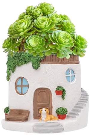 Vasi per piante – Vaso decorativo in resina | Vasi da fiori in resina – per orchidee felci fragole casa cucina finestra all'aperto balcone interno