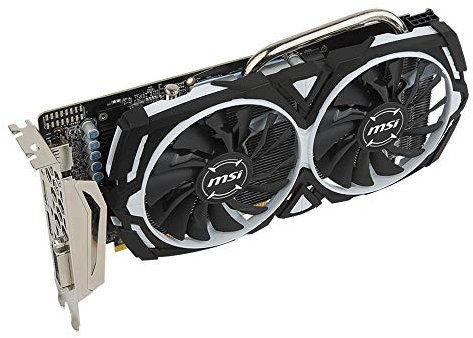 MSI V341-236R Radeon RX 570 Armor 8G OC Grafikkarte schwarz/rot