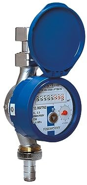 Meibes Gartenwasserzähler für Kaltwasser, Q3 2,5 m³, Baulänge 110 mm - M1271260