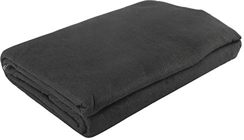 6 x 6 feet High Temp Pre-oxygenated Carbon Fiber Welding Protective Blanket, Heavy Duty Welding Blanket 3mm 1/8 Thickness, Torch Shield Plumbing Heat Sink Slag Fire Auto